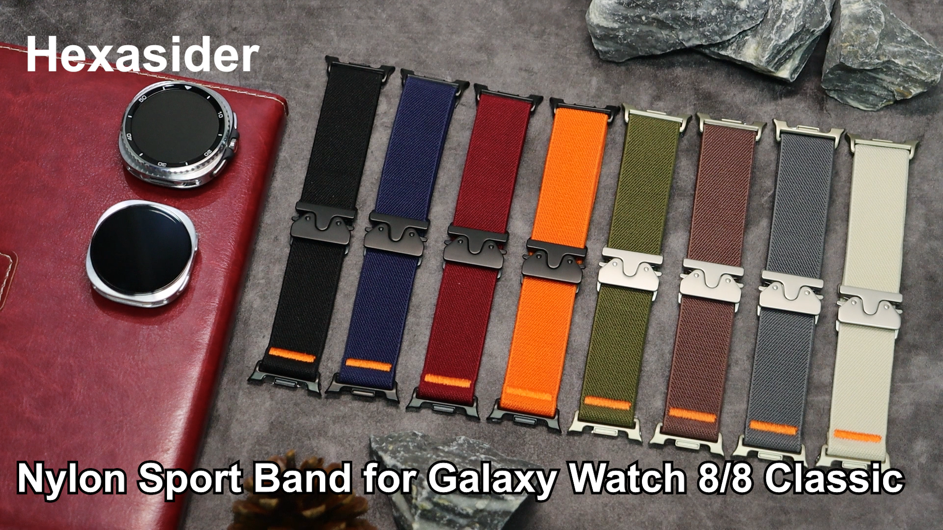 Amazon.com: Hexasider Stretchy Nylon Band Compatible with Samsung